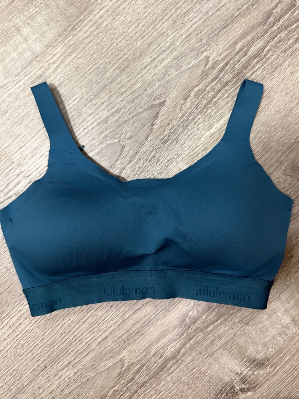lululemon athletica teal support bra